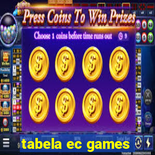 tabela ec games